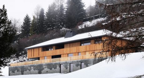 Contemporary Alpine House by Ralph Germann Architectes