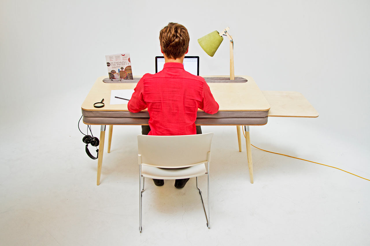 A Comfortable Work Desk That Holds Everything