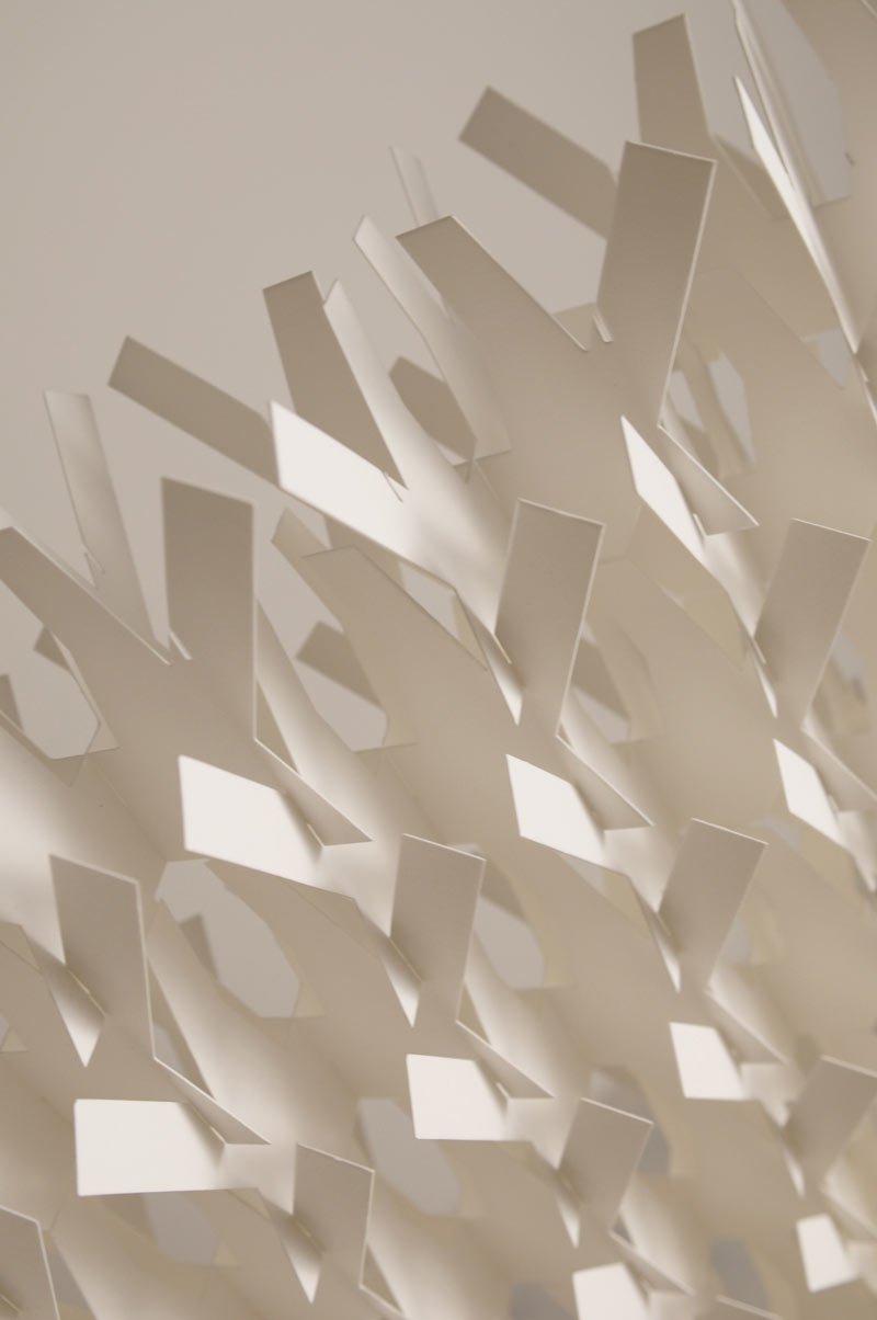 A Divider Screen Made of Paper
