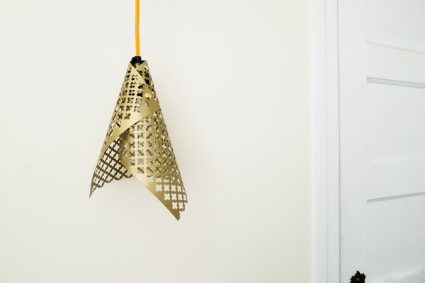 DIY Simple Cone Pendant Lamp