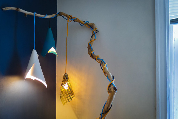 DIY Simple Cone Pendant Lamp
