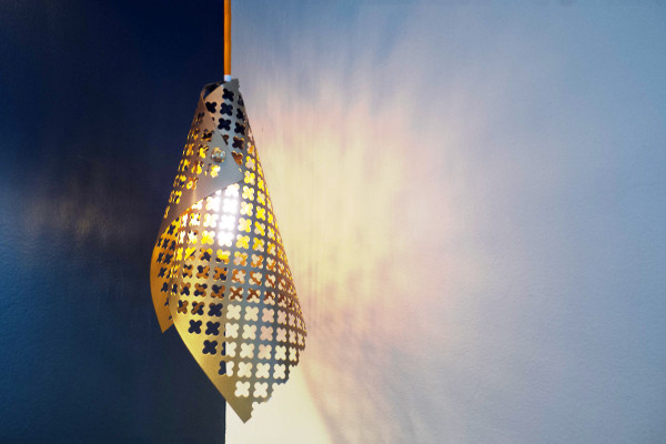 DIY Simple Cone Pendant Lamp