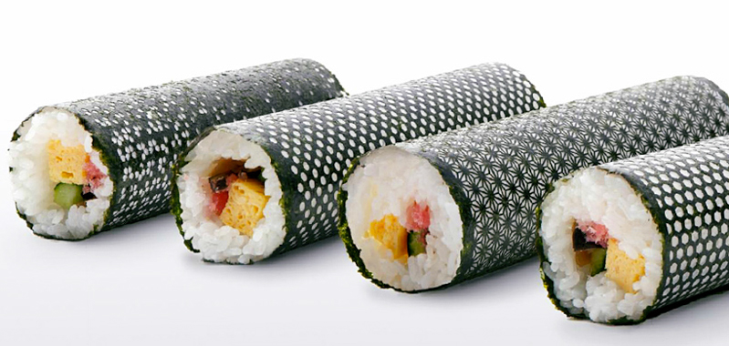 Design Nori: Laser Cut Seaweed for Sushi