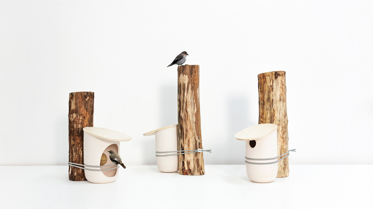 Mikko Birdhouses & Feeders by Pygmalion Studio