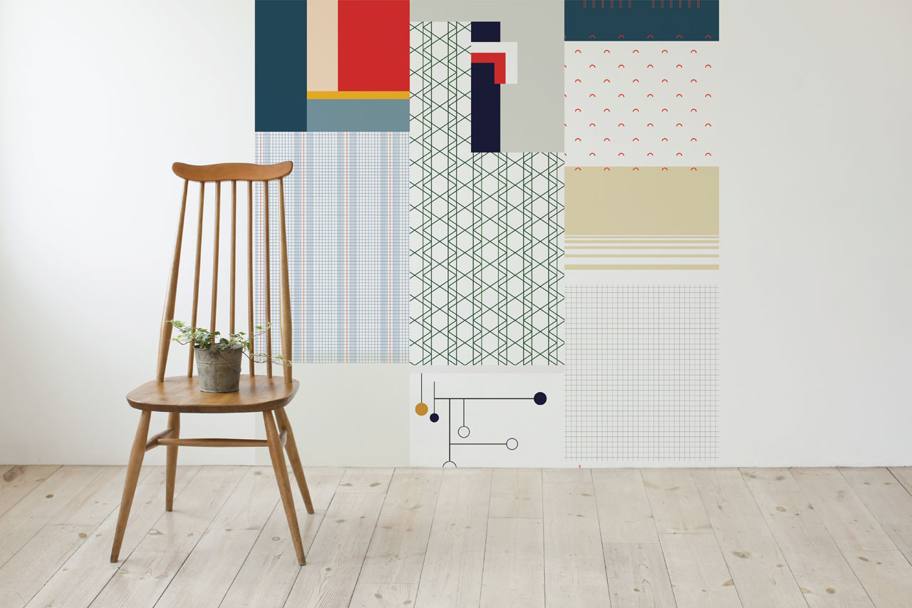Cut & Paste Wallpaper Collection by All The Fruits