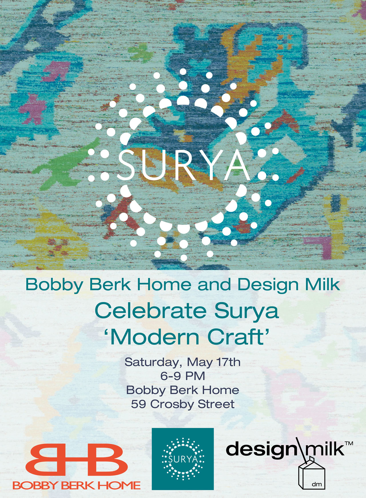 REMINDER: Surya Event at Bobby Berk Home This Saturday!