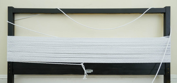 DIY Minimal Rope Headboard