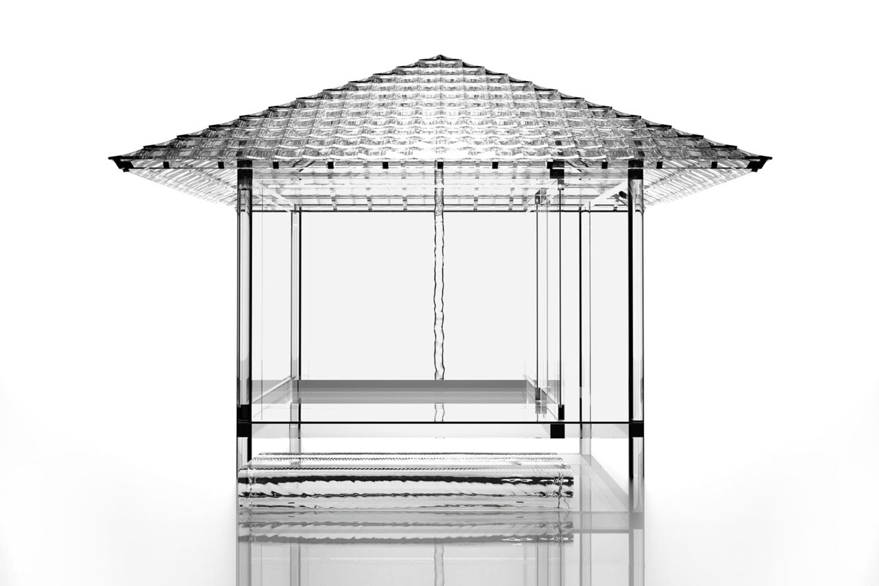 Glass Tea House by Tokujin Yoshioka