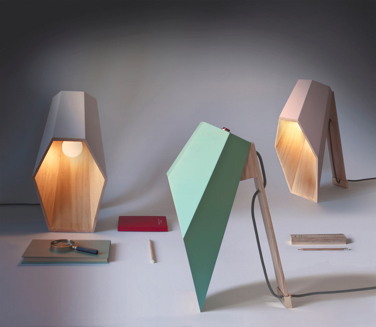 Woodspot: A Lamp with an Unusual Profile