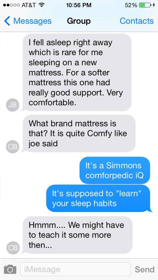 imessage-chat-mattress-conversation