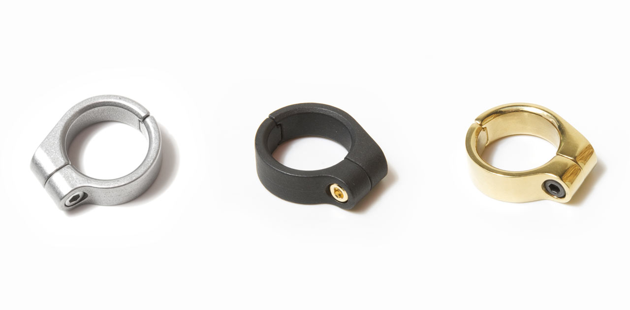 Industrial Clamp Jewelry Collection by Drilling Lab