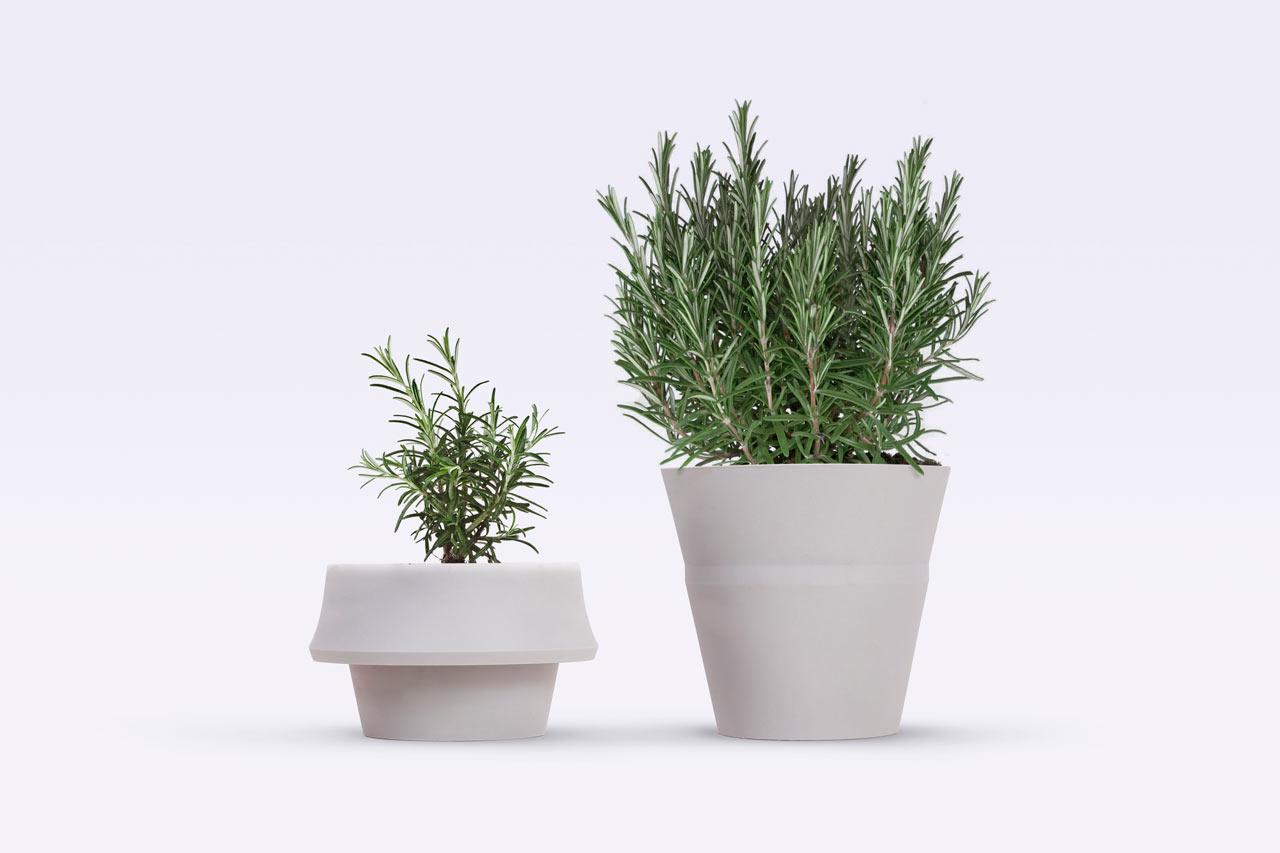 A Pot  that Grows with Your Plant  Design  Milk