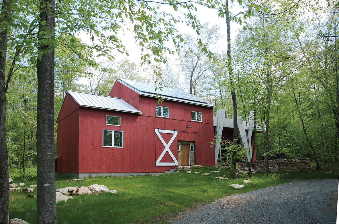 A Modern Home Inspired by the Remains of a Barn