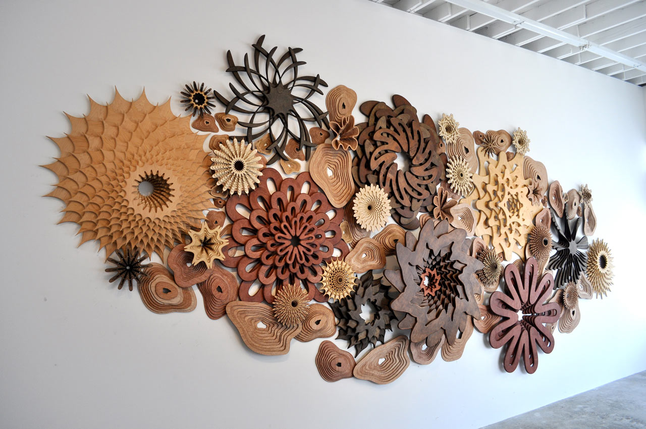 See Life: Layered Wooden Sculptures Inspired by Reefs