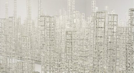 Architectural Sculptures Made From Paper by Katsumi Hayakawa