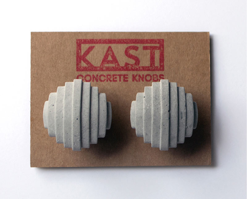 Industrial Chic: Kast Concrete Cabinet and Drawer Knobs
