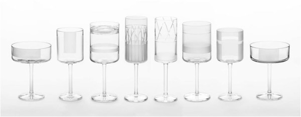 Irish Handmade Crystal Hi-Ball Glass by Scholten & Baijings for J