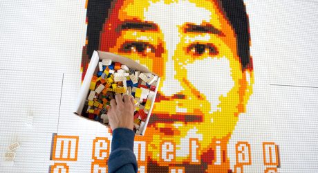 Ai Weiwei’s LEGO Portraits Hit Alcatraz