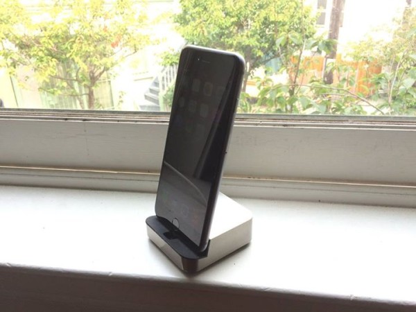 The team at Dock+ shared this photo of their peripheral accommodating for the larger sized iPhone 6 Plus model with ease.