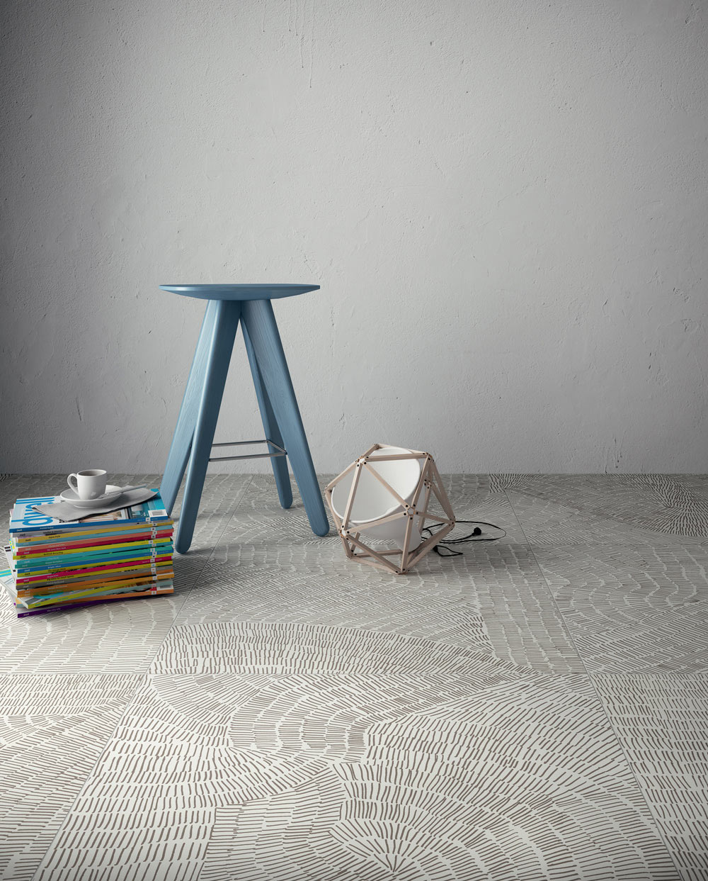 Fossil: Tiles Inspired by Prehistoric Imprints on Rock Formations
