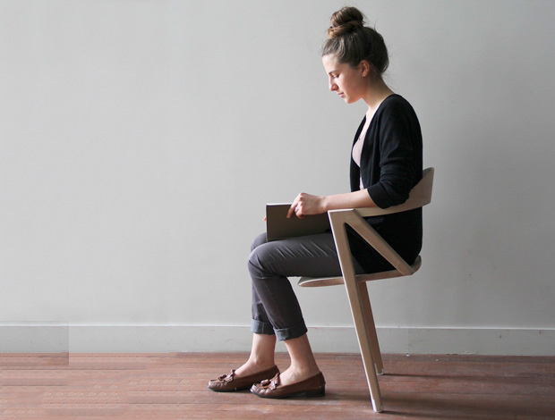 Two-Legged Chair Creates 