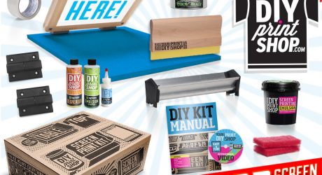Table Top DIY Screenprinting Kit Giveaway from DIY Print Shop