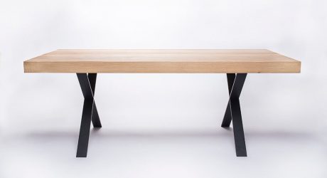 Wood & Steel Tables by 5mm.studio