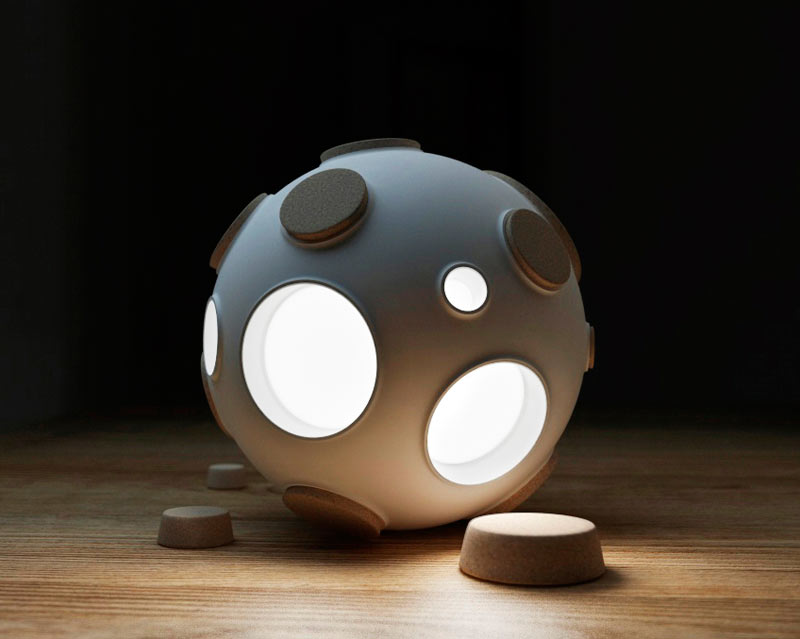 A Light Inspired by the Moon’s Surface