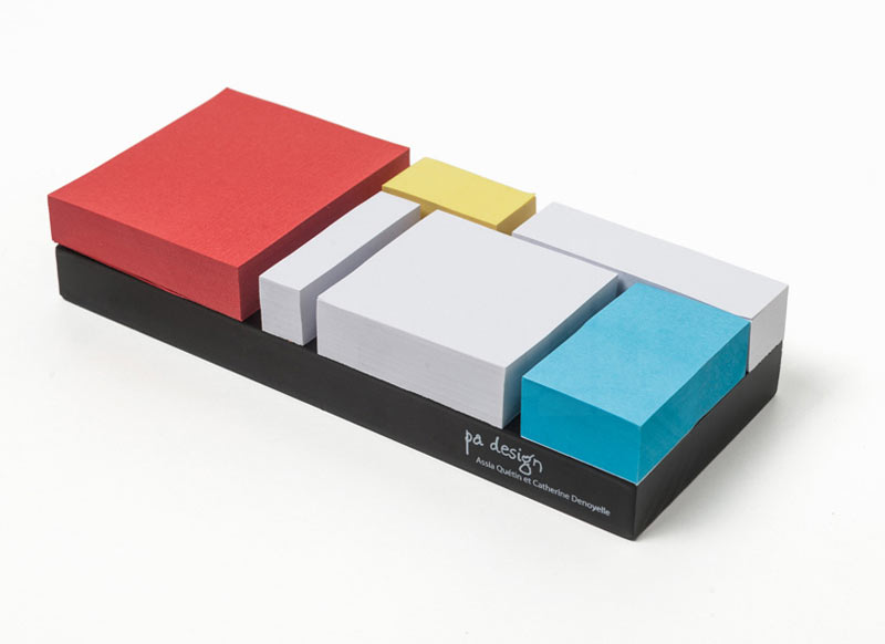 Mondrian-Inspired Sticky Notes from PA Design