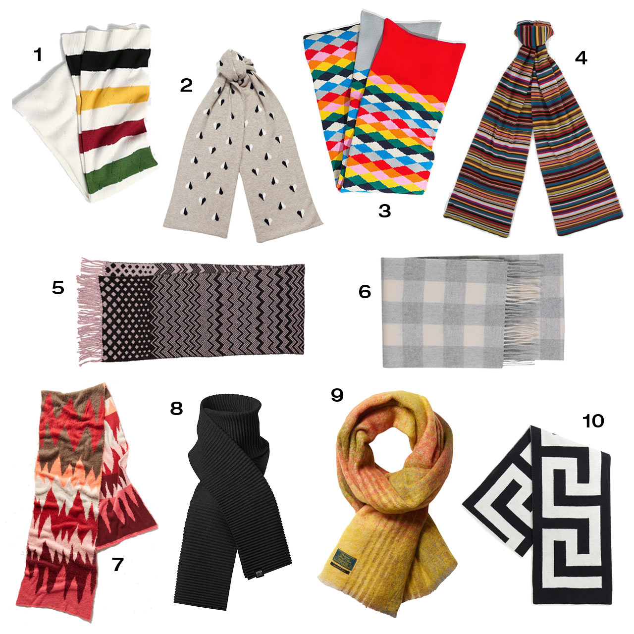 10 Modern Scarves to Keep You Warm