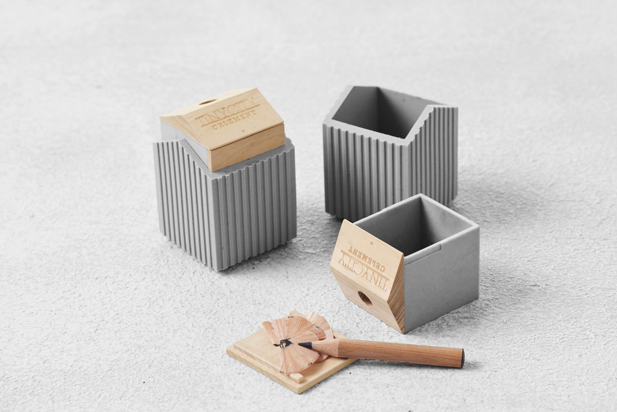 Concrete Goes Soft in These Desk Accessories from TripleLiving