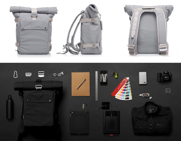 minimalist tech backpack