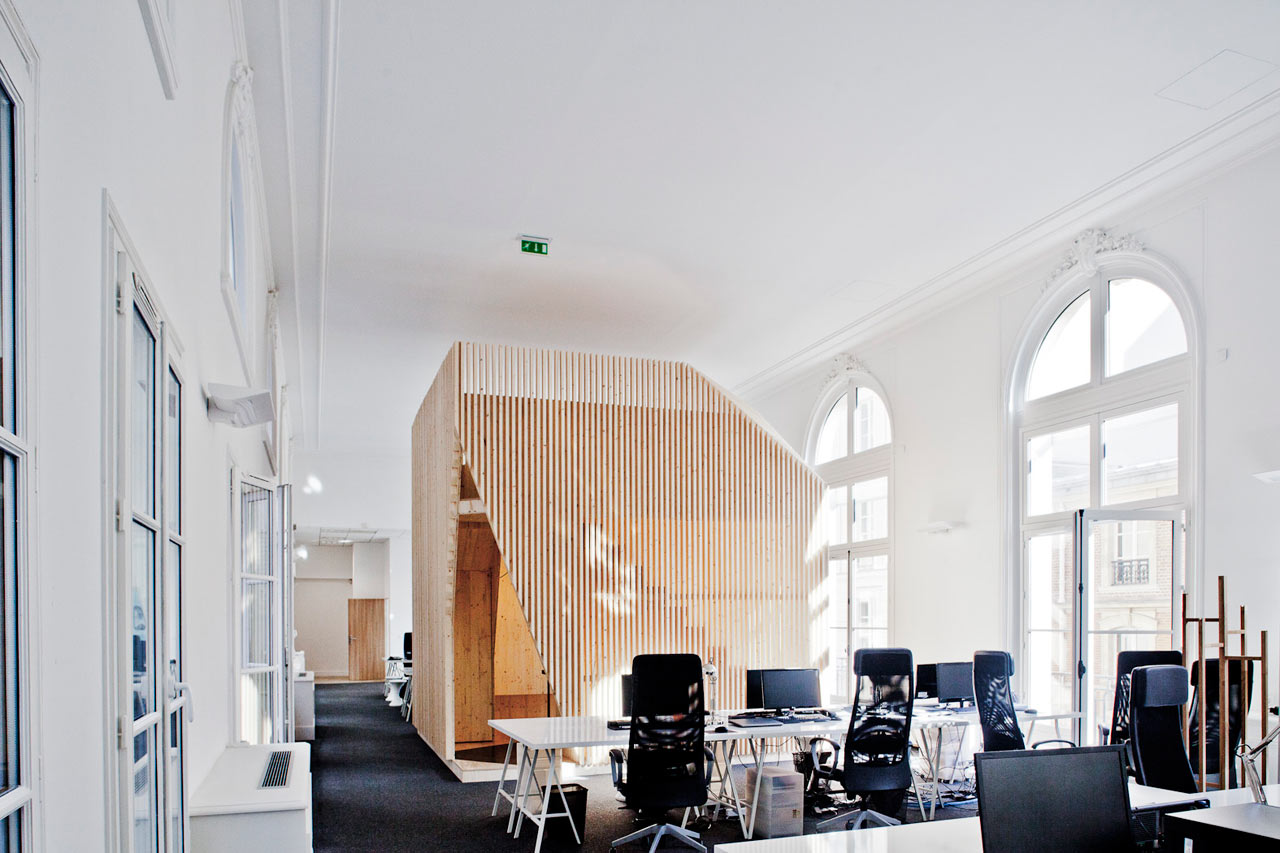 A Modern Office Takes Over a Classic Building