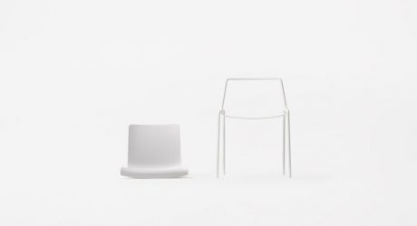 Offset-Frame Chair by Nendo