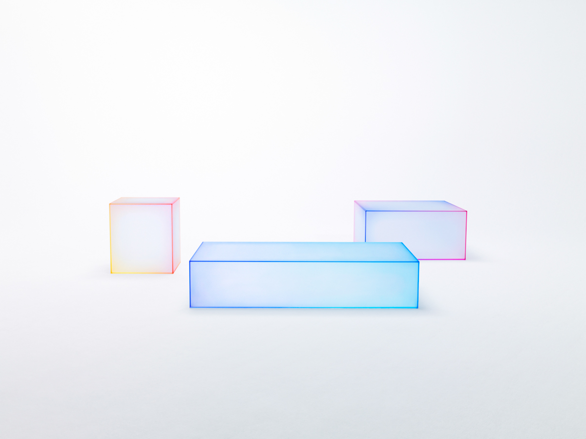 Nendo’s Glass Tables for Glas Italia Appear to Glow