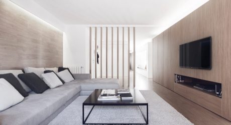 A Subtle Spanish Apartment Done in White and Wood Tones
