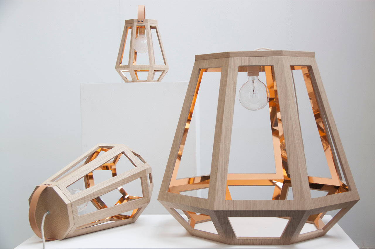 Lights Inspired by Wood Houses and Mining Lamps