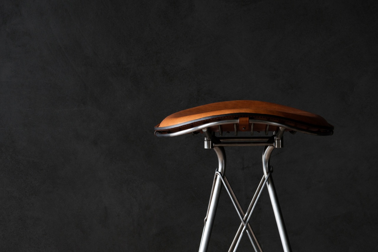A Bar Stool Inspired By Traditional Saddle Making