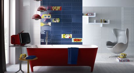 Tile Collection Inspired by the Pop Art of Roy Lichtenstein