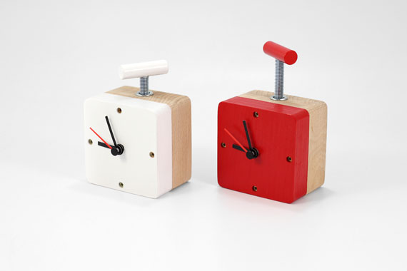 Industrial Vice Clocks from Poorex