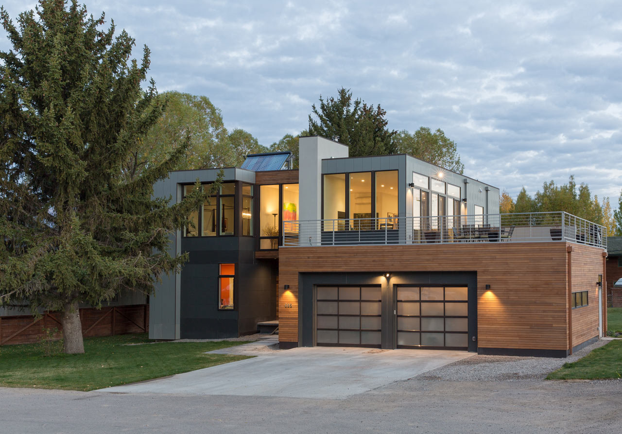 A Modern, Prefab Home in Jackson Hole