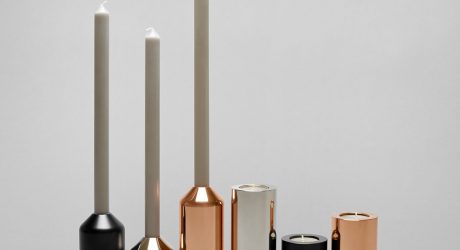 Minimalist, Interchangeable Candleholders by Joe Doucet