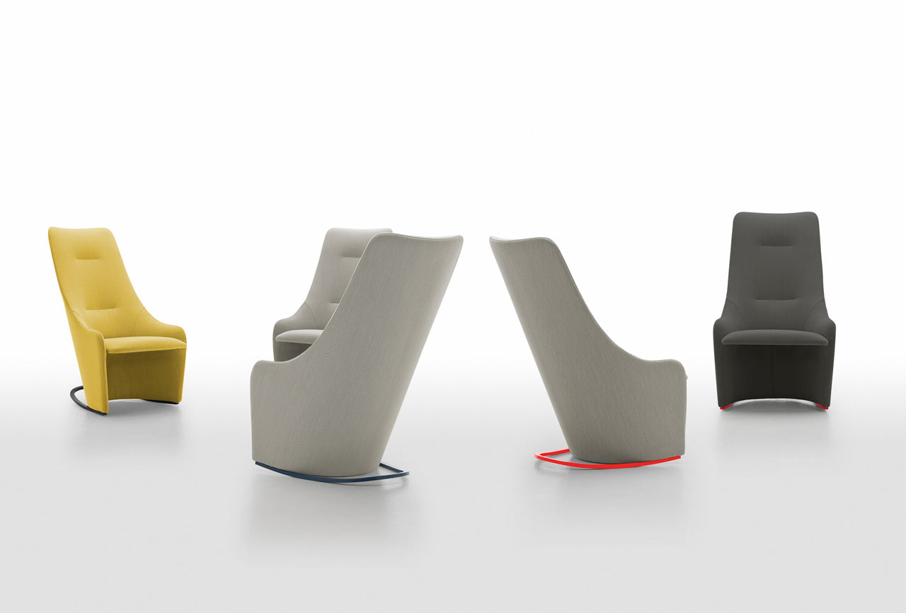 NAGI: A Curvy Chair Designed for Reading or Working