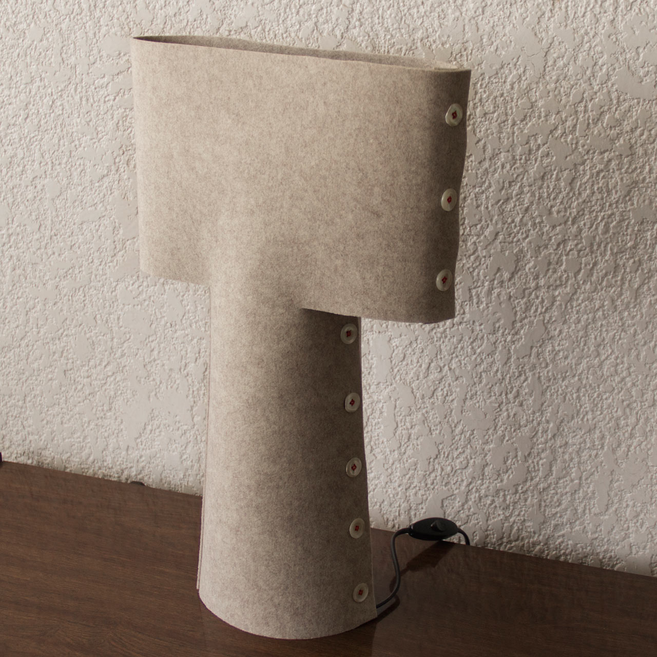 A Lamp Made Entirely at a Tailor's Shop