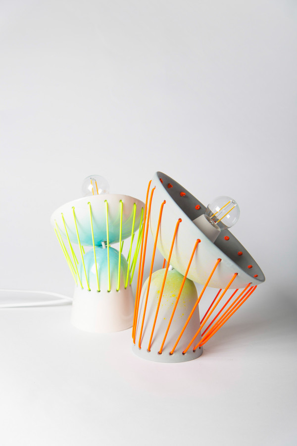Elastic Ceramic Lights by Marta Bordes