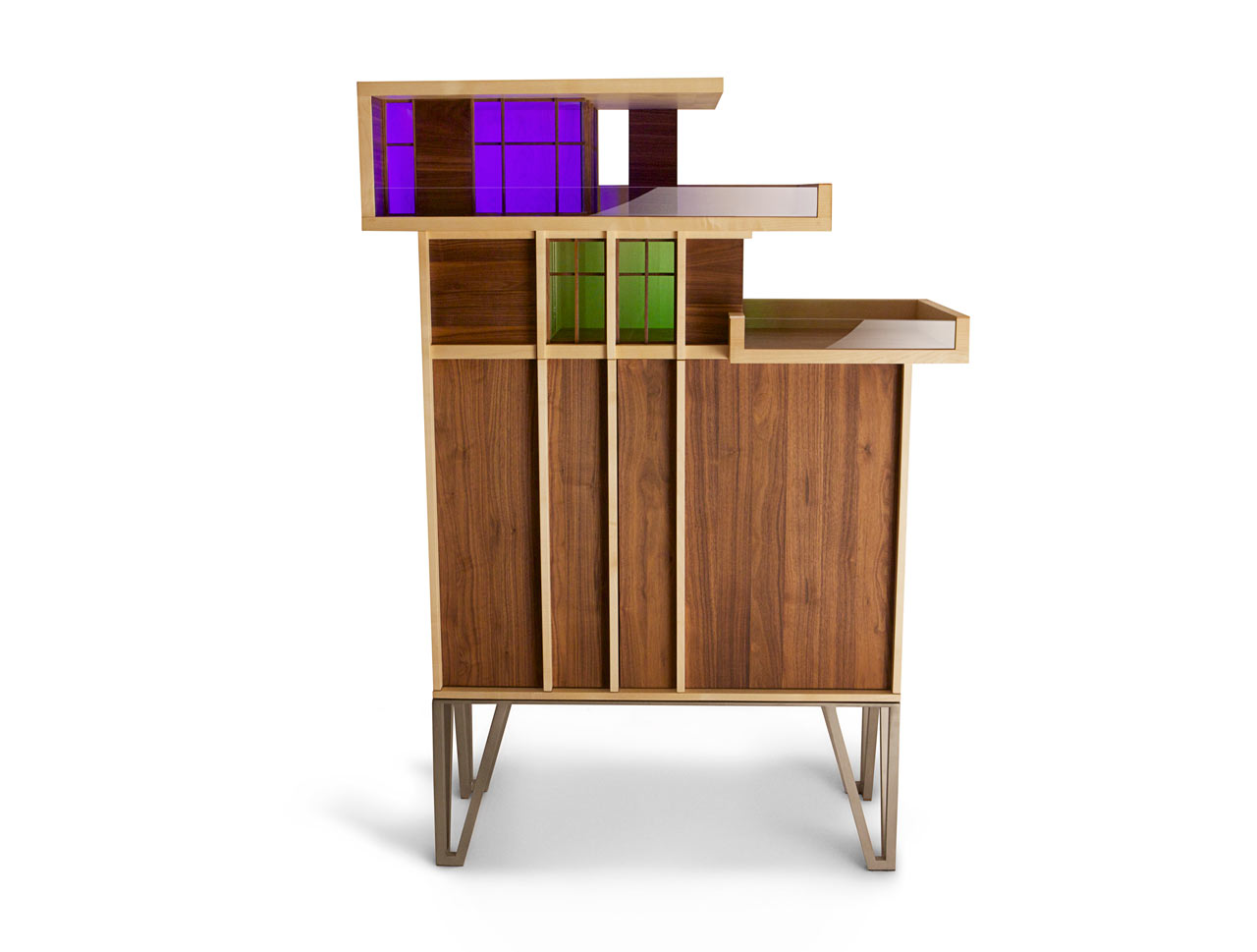 Cabinet that References Mid-Century Modern Architecture