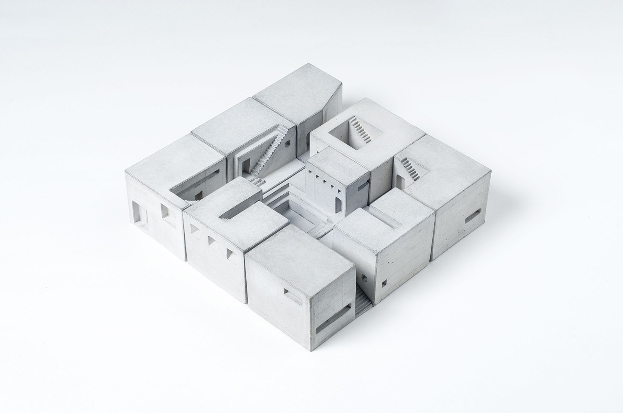 Miniature Concrete Buildings by Material Immaterial studio