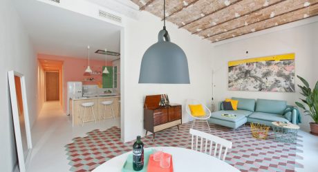 A Fresh, Happy Holiday Apartment in Barcelona
