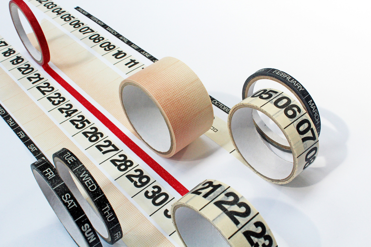 Design Your Own Calendar with Tape