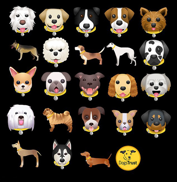 Dog Emoji Keyboard from Dogs Trust